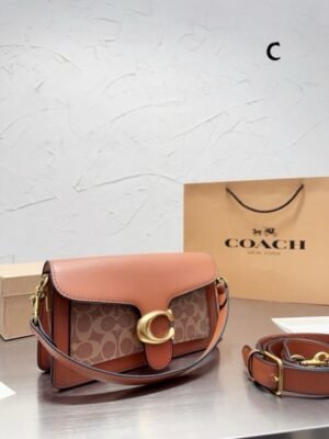 Coach Tabby 26 be Shoulder Bag With OG  Box & Dust  Bag (Printed Brown-246)(BSB)