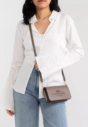 Coach Toni Sling Bag With Dust Bag & OG Box (CT778_Brown)(LB)