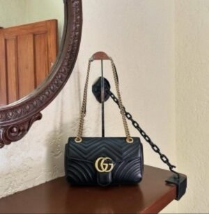 GUCC I MARMOT HANDBAG DUST BAG PREMIUM QUALITY (BLACK)(MT)