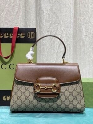 GUCC I GG HORSEBIT HANDBAG WITH OG BOX AND DUST BAG AND CARRY BAG PREMIUM QUALITY(MT)