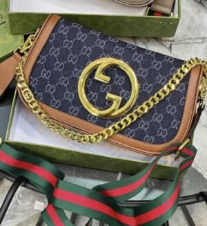 GuccI Blondie hand bag With folding box 287(BR)