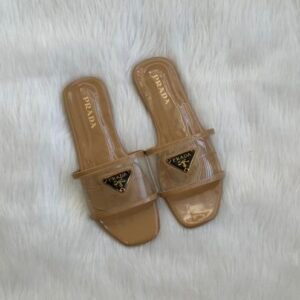 Prada Transparent Flats With Plain Box