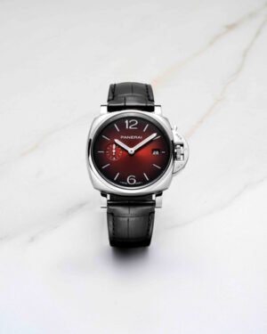 Luminor Panerai due Black Red 41 mm