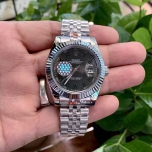 Rolexx Date Just 41 Silver Wimbeldon (ZR)