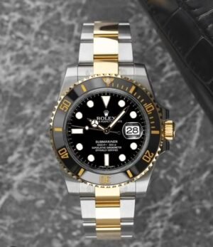 Rolex Submariner Silver Gold Black YZ