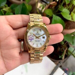 Rolex Day Date Gold White Diamond YZ Quality