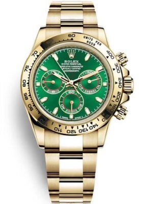 Rolex Daytona Gold Green Dial