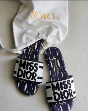 Dior_Miss_Dior_Deep_Blue_Dway_Flats_For_Woman_With_Original_Box_Dustcover_CarryBag_And_Accessories
