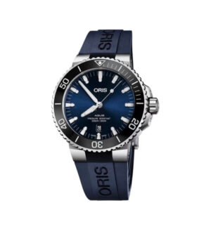 Oris Aquis Date Blue Silicon