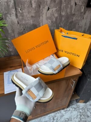 Louis_Vuitton_Grey_Pool_Pillow_Comfort_Mules_For_Women_With_Original_Box_And_Carry_Bag