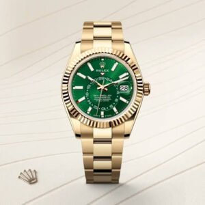 Rolex Sky Dweller Gold Green Oyster 2025