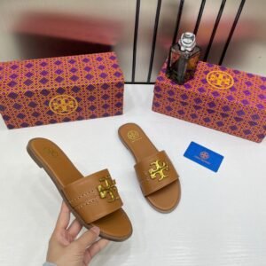 Tory_Burch_Brown_Everly_Slides_For_Women_With_Original_Box_
