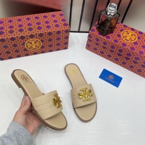 Tory_Burch_Apricot_Everly_Slides_For_Women_With_Original_Box_