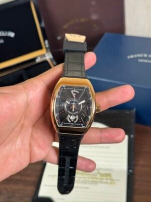 Franck Muller Vanguard Black Rose Gold