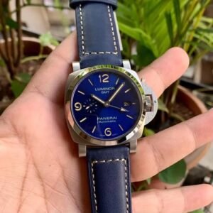 Luminor Panerai GMT Blue Silver
