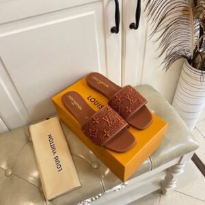 Louis_Vuitton_Revival_Flats_Mule_For_Women_With_Original_Box_And_Carry_Bag