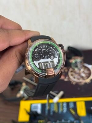 HYT H1 Black Rose Gold Green FIX (NO RETURN)