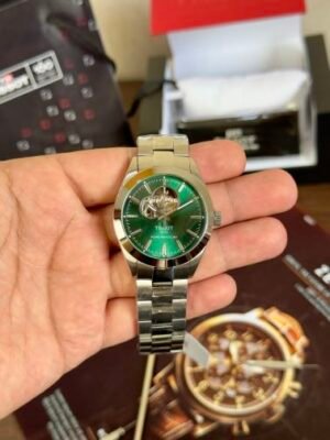 Tissot Powermatic 80 Open Heart Green
