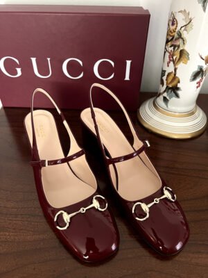 Gucci_GG_Womens_Horsebit_Red_Wine_Patent_Leather_Pump_With_Original_Box_And_Carry_Bag