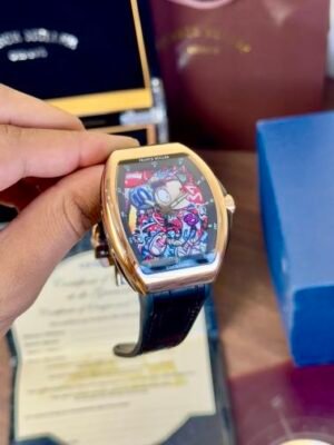 Franck Muller Vanguard V45 Loes Van Delft Black Rose Gold