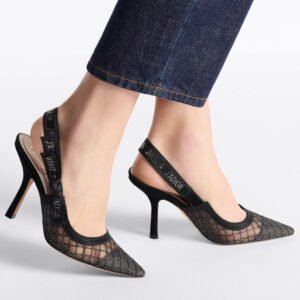 Dior_Jadior_Slingback_Net_Heels_Pump_For_Women_With_Original_Box_And_Carry_Bag