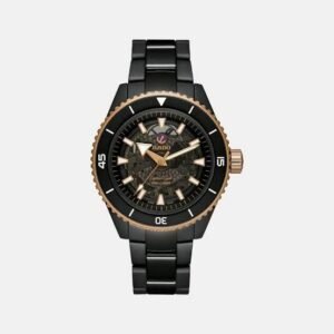 rado Captain Cook Skeleton Black