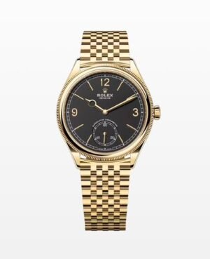 Rolex 1908 Gold Black Semi ETA