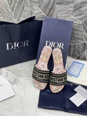 Dior_Dway_Flower_Multi_Slides_With_OriginalBox_DustCover_CarryBag_Tags_Highend