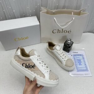 Chloe Woody Sneakers For Woman With Original Box & Carry Bag