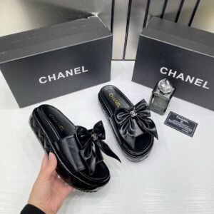 Chanel_bow_platform_slides_for_women_with_original_box