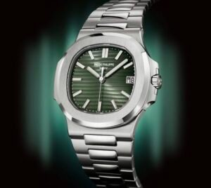 Patek Philippe Nautilus Green Plain Dial