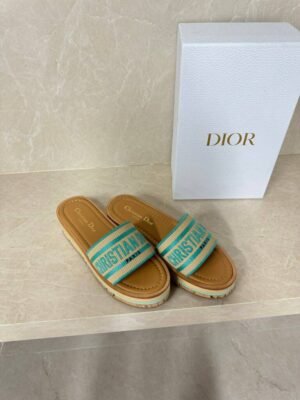 Dioriviera_Wood_Green_Dway_Platform_Slides_Natural_Raffia_For_Women_With_Original_Box_And_Carry_Bag