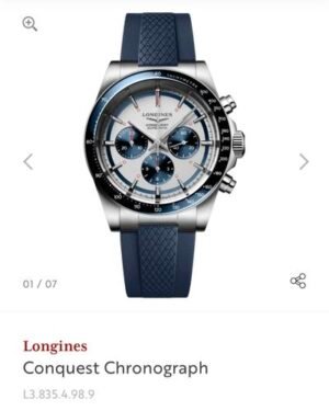 Longines Conquest Chronograph Blue Automatic