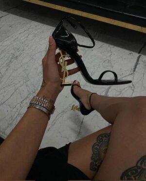 Ysl Opyum Heels With Original Box & Carry Bag Packing