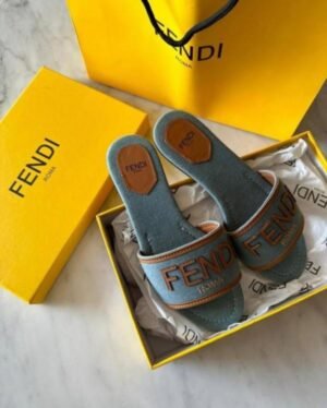 Fendi_Blue_Denim_Washed_Flats_With_OG_Box_&_Carry_Bag