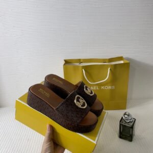 Michael_Kors_Sadler_Logo_Jacquard_Wedge_Sandals_With_OG_Box_&_Carry_Bag_6622-3_Brown