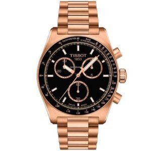 Tissot PR516 Quartz Chronograph Rose Gold Authentic Store Quality