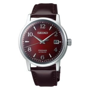Seiko Presage Wine Leather Premium Automatic