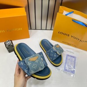 Louis_Vuitton_X_Murakami_Comfort_Mules_Denim_Blue_With_OG_Box_&_Carry_Bag