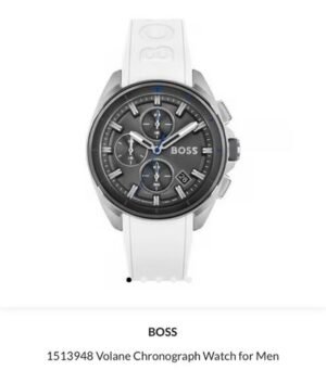 Hugo Boss Volane Chronograph White Authentic Store Quality