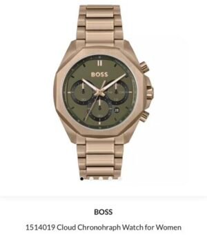 Hugo Boss Cloud Chronograph Rose Gold Authentic Store Quality