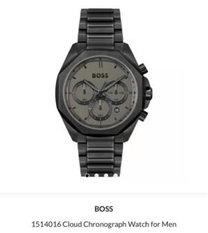 Hugo Boss Cloud Chronograph Black Authentic Store Quality