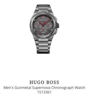 Hugo Boss Supernova Chronograph Black Authentic Store Quality