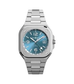 Bell Ross GMT Silver Sky Blue