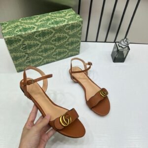 Gucci_GG_Brown_Cognac_Sandals_For_Her_With_Original_Box_And_Carry_Bag