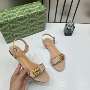 Gucci_GG_Apricot_Cognac_Sandals_For_Her_With_Original_Box_And_Carry_Bag