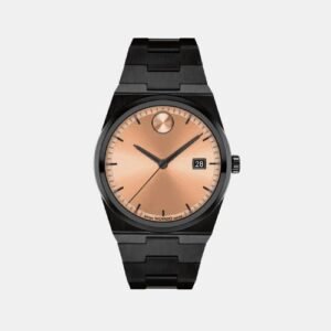 Movado Bold Conqeust Black Rose Gold Japan