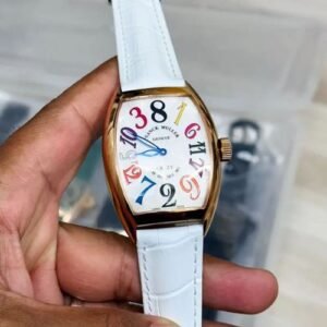 Franck Muller Crazy Hour Color Dreams White Rose Gold