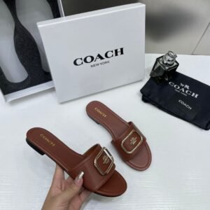 Coach_Coffee_Leather_Slide_Coffee_With_OG_Box_Dust_Cover_A1892_Coffee