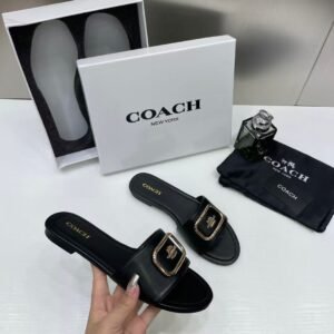Coach_Black_Leather_Slide_Black_With_OG_Box_Dust_Cover_A1892_Black